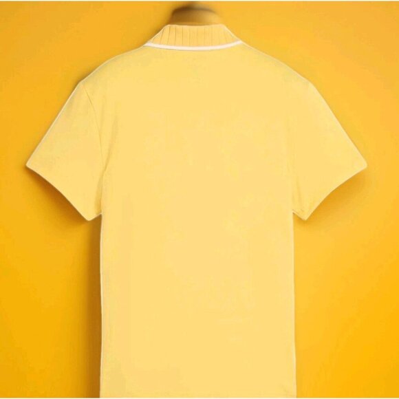 NWT Puma X Dani Dazey Women's Cloudspun Bridges Golf Polo Yellow Medium CR50 - Picture 2 of 7